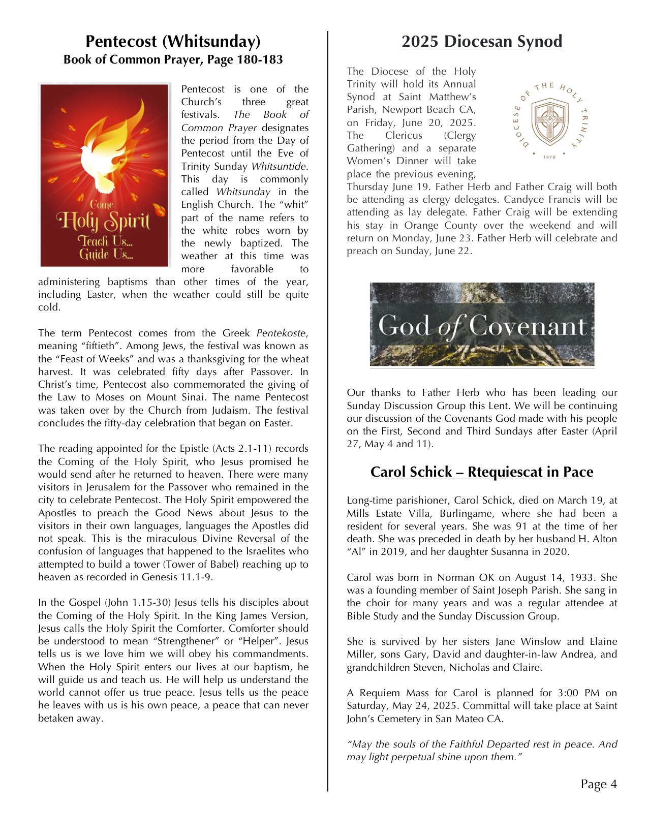 Parish Times - Easter